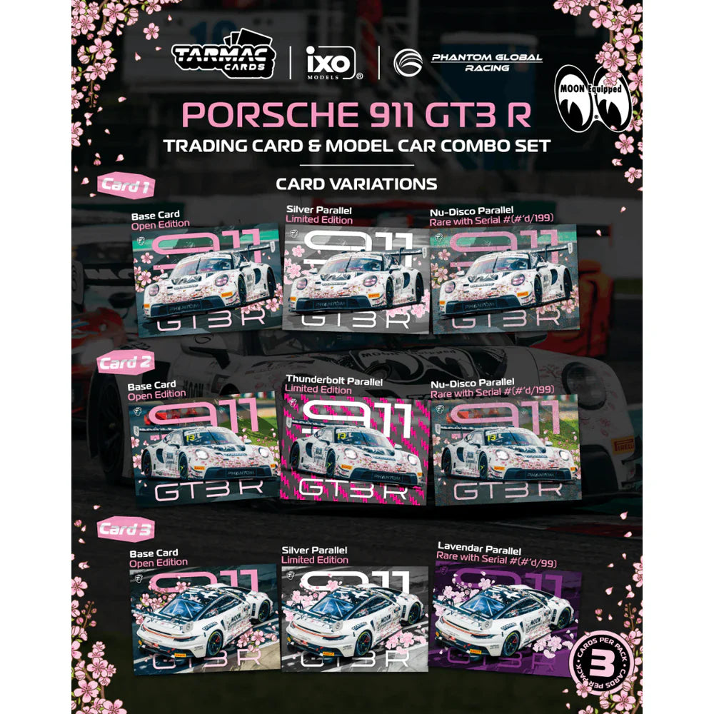 PRE-ORDER | Porsche 911 GT3 R Suzuka 1000km Intercontinental GT Challenge 2025 Phantom Global Racing Sun Jingzu / Adderly Fong / Nico Menzel 1:64 Scale by Tarmac Works