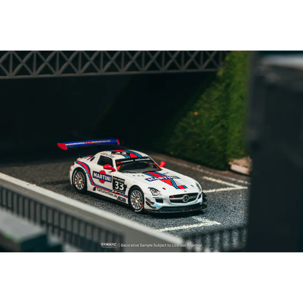 PRE-ORDER | Mercedes-Benz SLS AMG GT3 12h Zandvoort 2014 Winner 1:64 Scale by Tarmac Works