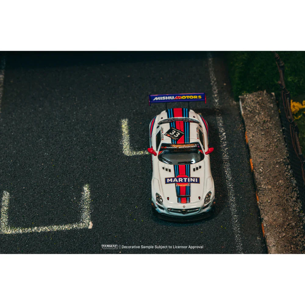 PRE-ORDER | Mercedes-Benz SLS AMG GT3 12h Zandvoort 2014 Winner 1:64 Scale by Tarmac Works