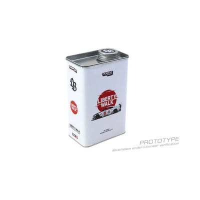 PRE-ORDER | Nissan GT-R R35 Type 2 with Metal Oil Can Packaging 1:64 Scale (White) by Tarmac Works