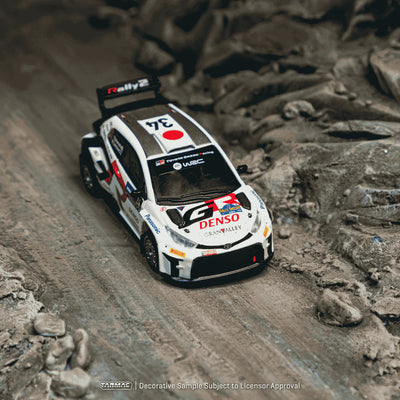 PRE-ORDER | Tarmac Works x iXO Models Toyota GR Yaris Rally2 Sweden 2024 Yuki Yamamoto / Marko Salminen 1:64 Scale