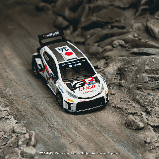 PRE-ORDER | Tarmac Works x iXO Models Toyota GR Yaris Rally2 Sweden 2024 Yuki Yamamoto / Marko Salminen 1:64 Scale