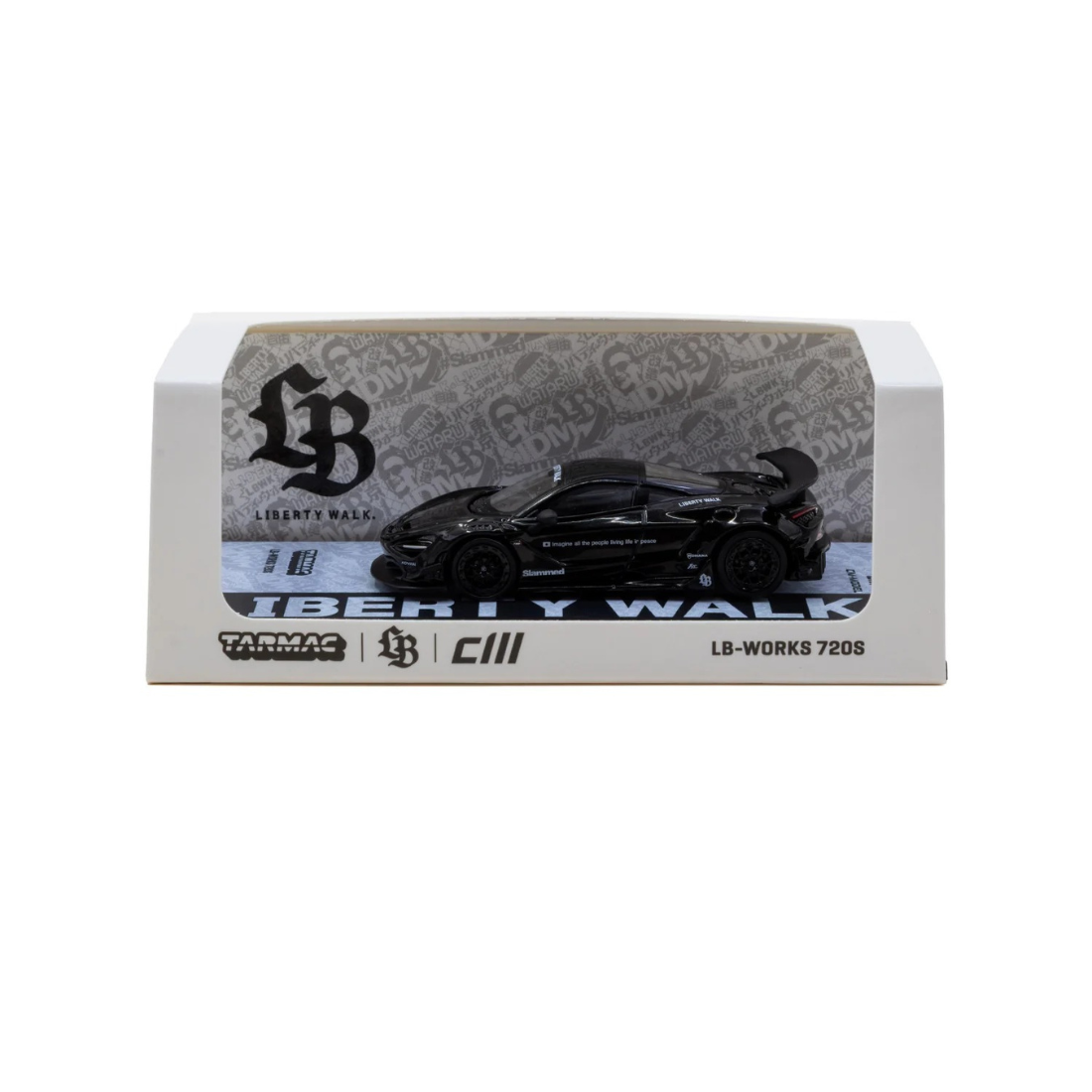 LB-WORKS 720S, 1:64 Scale (Black) - Tarmac Works