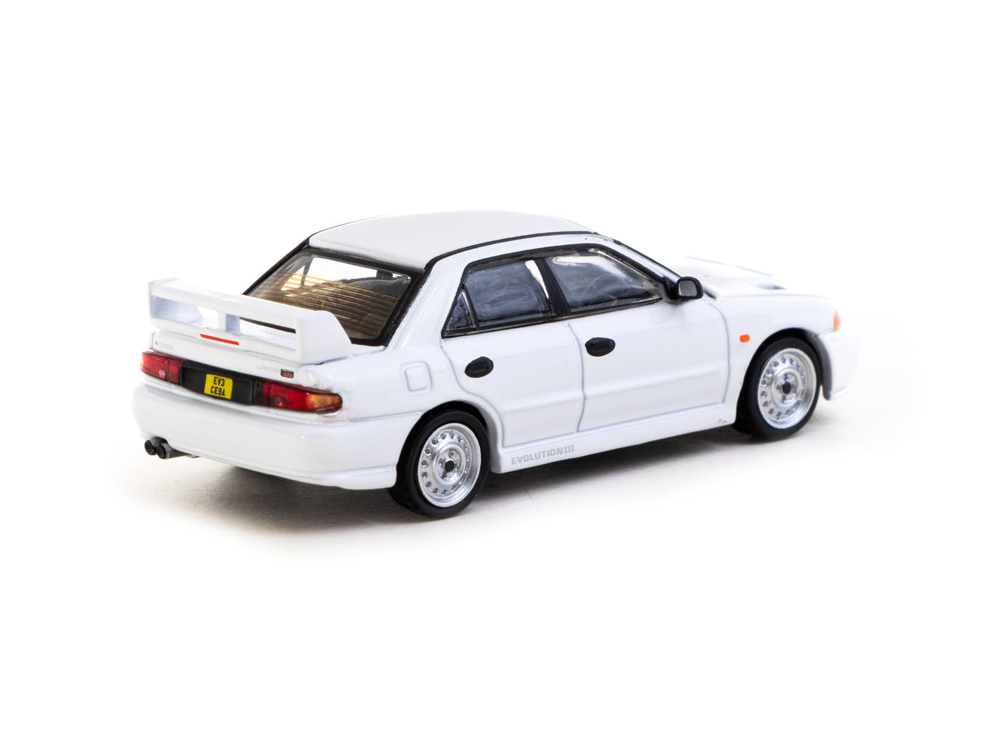 Tarmac Works Mitsubishi Lancer Evolution III Lamley Special Edition Global64 1:64 Scale Diecast Model