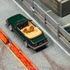 PRE-ORDER Tarmac Works Saab 900 Turbo Convertible Chance of Chase Car, 1:64 Scale (Green)