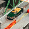 PRE-ORDER Tarmac Works Saab 900 Turbo Convertible Chance of Chase Car, 1:64 Scale (Green)