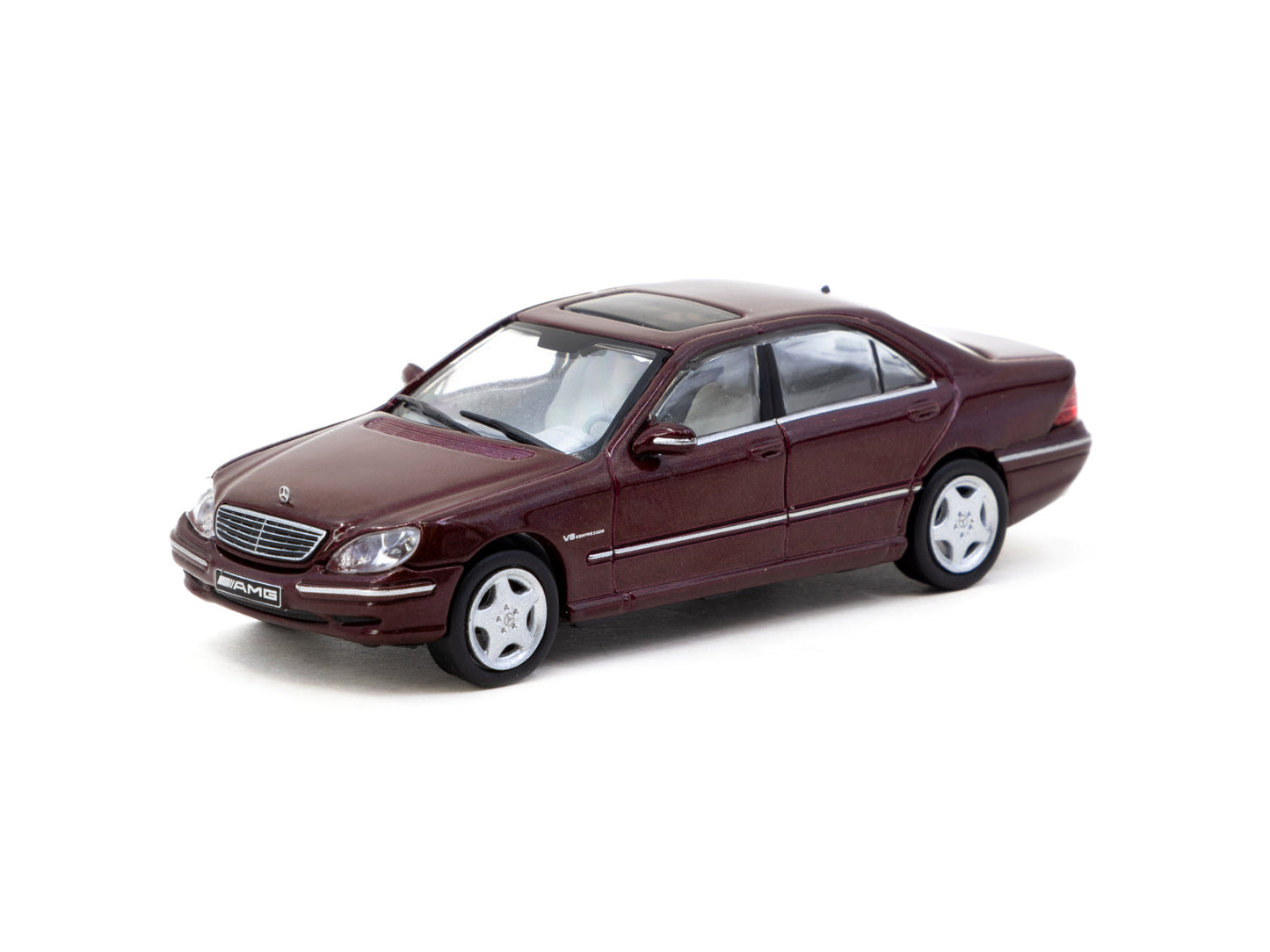 Mercedes Benz S 55 AMG Bordeaux Global64 1:64 Scale Diecast Collectible
