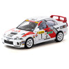 Tarmac Works Mitsubishi Lancer Evo IV Monte Carlo Rally 1997 #1 Global64 1:64 Diecast Model