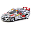 Tarmac Works Mitsubishi Lancer Evo IV Monte Carlo Rally 1997 #1 Global64 1:64 Diecast Model