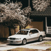 PRE-ORDER Tarmac Works Lexus LS400 (UCF10) Chance of Chase Car, 1:64 Scale (Pearl White)