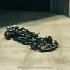 Tarmac Works X iXO Models GLOBAL64 Mercedes-AMG F1 W14 E Performance Hungarian GP 2023 Pole Position Lewis Hamilton 1:64 Diecast