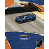 PRE-ORDER Tarmac Works Koenigsegg Agera RS Dark Blue Carbon Fiber / Orange Accents, 1:64 Scale