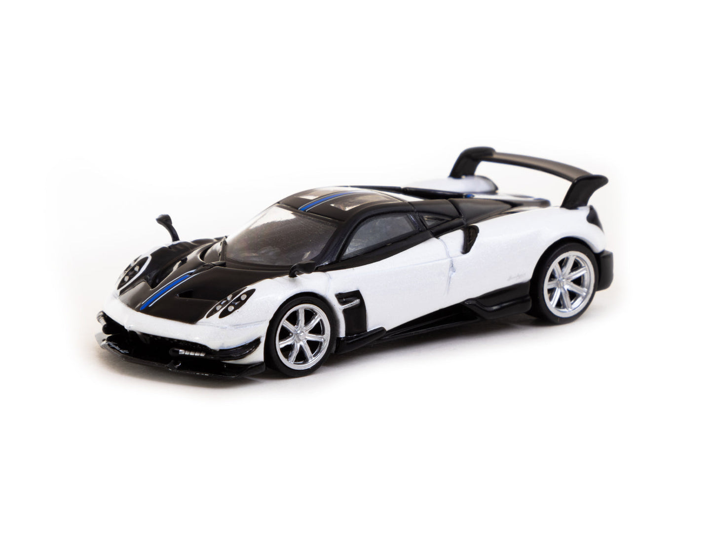Pagani Huayra BC Bianco Benny Global64 1:64 Scale Diecast Collectible