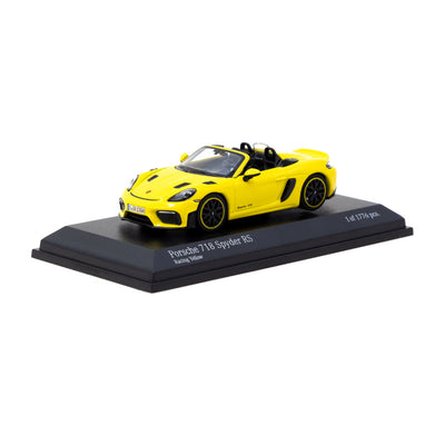 Porsche 718 Spyder RS Racing Collab64 1:64 Scale Diecast Collectible