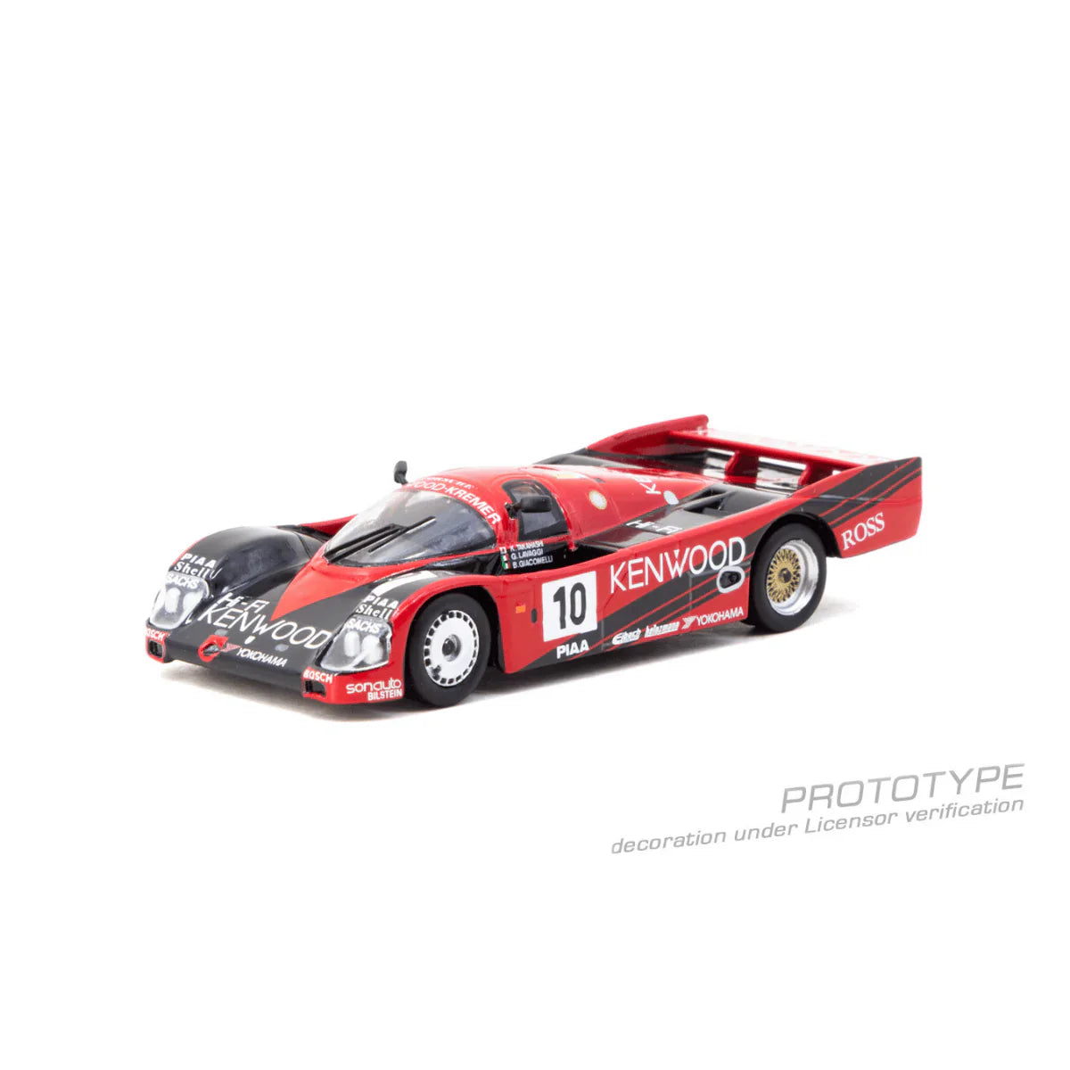 PRE-ORDER Tarmac Works Porsche 962C Le Mans 1989 #10 (Chance of Chase Car), 1:64 Scale
