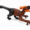TC02 RC Fire Steel Dinosaur Toy – Brown/Orange