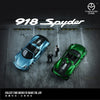 PRE-ORDER | Porsche 918 Metallic Green Figure Edition 1:64 Scale by Time Micro