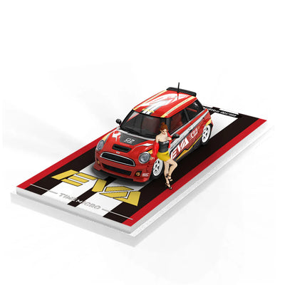 PRE-ORDER | BMW Mini Cooper Red EVA No.2 Doll Edition 1:64 Scale by Time Micro
