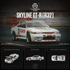 PRE-ORDER Time Micro TM Nissan GTR R32 Red & Green No.23 Castrol Figure Edition 1:64 Scale Diecast Model