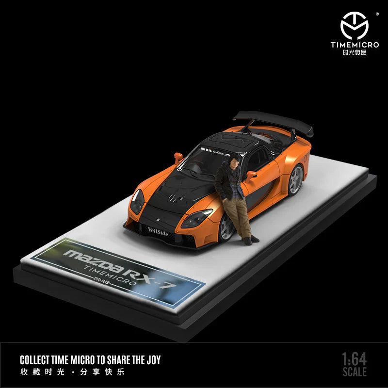 PRE-ORDER | Mazda RX-7 Veilside Fast & Furious Doll Edition 1:64 Scale by Time Micro