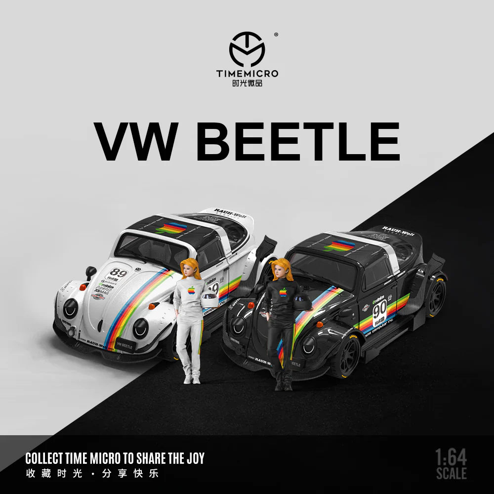 PRE-ORDER | Beetle Black Apple Doll Edition 1:64 Scale by Time Micro
