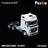 PRE-ORDER | Mercedes-Benz Trailer Transporter 1:64 Scale (White) by Time Micro