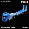 PRE-ORDER | Mercedes Trailer Transporter 1:64 Scale (Blue) by Time Micro