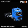 PRE-ORDER | Mercedes Trailer Transporter 1:64 Scale (Blue) by Time Micro