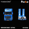 PRE-ORDER | Mercedes Trailer Transporter 1:64 Scale (Blue) by Time Micro