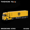 PRE-ORDER | Mercedes-Benz Actros Container Truck 1:64 Scale (Bright Yellow) by Time Micro