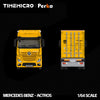PRE-ORDER | Mercedes-Benz Actros Container Truck 1:64 Scale (Bright Yellow) by Time Micro