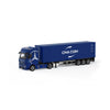 PRE-ORDER | Mercedes-Benz Actros Container Truck 1:64 Scale (Deep Sea Blue) by Time Micro