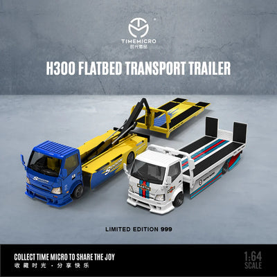 PRE-ORDER | H300 Flatbed Transport Trailer – Spoon Edition 1:64 Scale by Time Micro