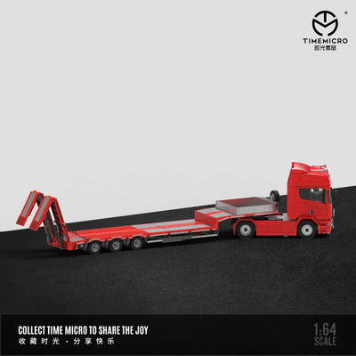 PRE-ORDER | Scania Trailer Transporter 1:64 Scale (Red) by Time Micro