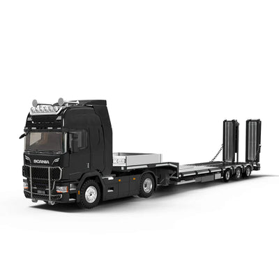 PRE-ORDER | Scania Trailer Transporter 1:64 Scale (Black) by Time Micro