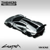 PRE-ORDER | Lamborghini Countach V Matte Silver Grey Exhibition Edition (Limited to 999) 1:64 Scale by Time Micro