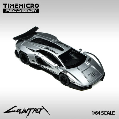 PRE-ORDER | Lamborghini Countach V Matte Silver Grey Exhibition Edition (Limited to 999) 1:64 Scale by Time Micro