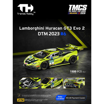 *TMCS 2026* Lamborghini Huracan GT3 EVO 2 DTM 2023 #6, 1:64 Scale
