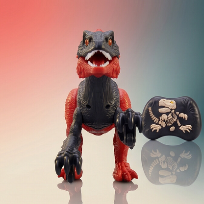 TC02 RC Fire Steel Dinosaur Toy – Red/Black