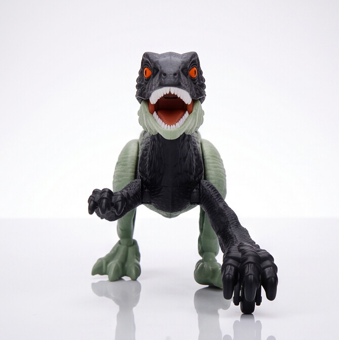 TC02 RC Fire Steel Dinosaur Toy – Green/Black