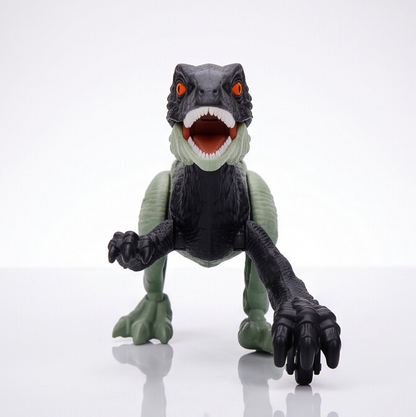 TC02 RC Fire Steel Dinosaur Toy – Green/Black
