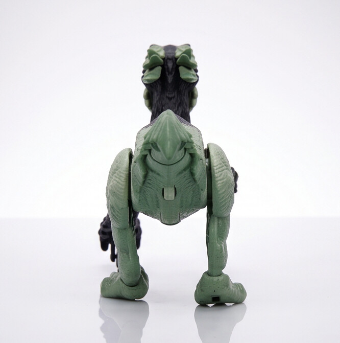 TC02 RC Fire Steel Dinosaur Toy – Green/Black