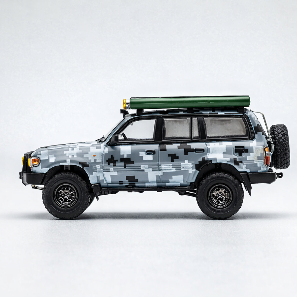 Toyota Land Cruiser LC80 Modified Version 1:64 Scale Diecast Collectible