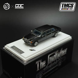 Mercedes Benz W123 LIMO - The Godfather Edition, 1:64 Scale (Black)