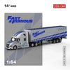 PRE-ORDER | Cool Car Feron "Fast and Furious" Special Transportation Vehicle 1:64 Scale (Silver & Blue) by Time Micro