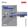 PRE-ORDER | Cool Car Feron "Fast and Furious" Special Transportation Vehicle 1:64 Scale (Silver & Blue) by Time Micro