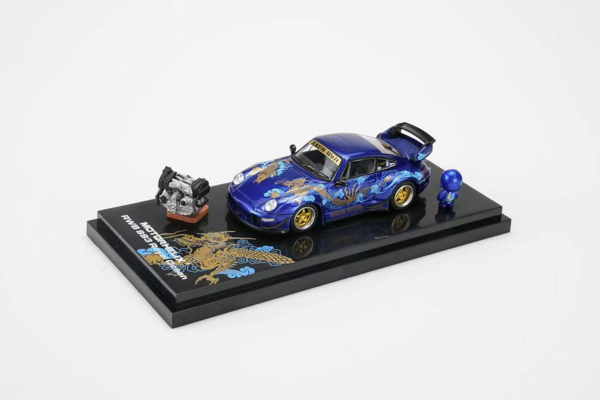 RWB 993 Royal Ocean (Chance of Chase Car), 1:64 Scale by Motor Helix - 1:64 scale, view 2