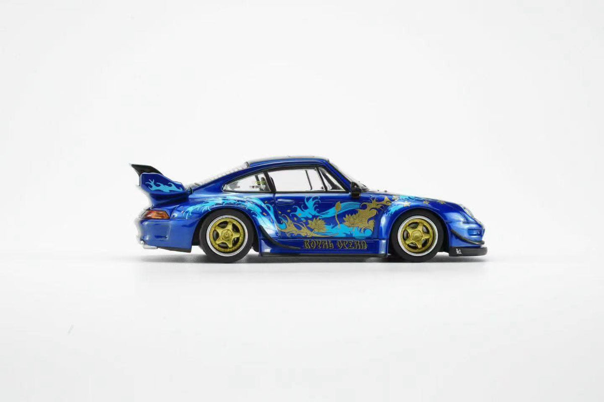 RWB 993 Royal Ocean (Chance of Chase Car), 1:64 Scale by Motor Helix - 1:64 scale, view 3