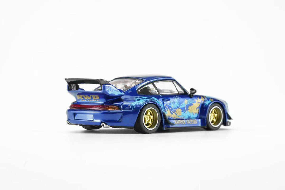 RWB 993 Royal Ocean (Chance of Chase Car), 1:64 Scale by Motor Helix - 1:64 scale, view 4