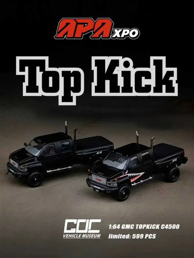 GOC Top Kick C4500 Off-Road Version Black 1:64 Scale Diecast Model